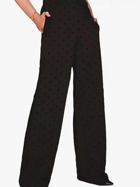 love & roses Nohavice  čierna