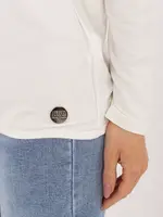 Jednobarevná halenka ecru