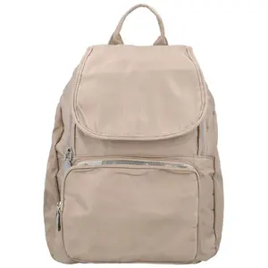 Trendy dámský textilní batoh Lauris, světle béžový