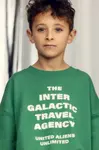 Mini Rodini  Dětská bavlněná mikina  Travel agency