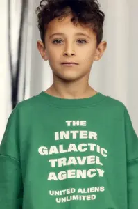 Mini Rodini  Dětská bavlněná mikina  Travel agency