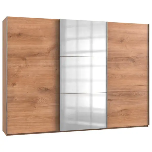 MID.YOU SKŘÍŇ S POSOUVACÍMI DVEŘMI, barvy dubu, 300/216/65 cm