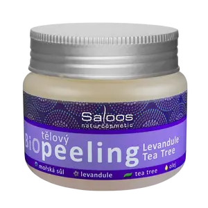 SALOOS Peeling Levandule Tea tree Bio 140 ml