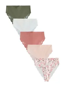 Next Nohavičky  telová / olivová / rosé / pastelovo červená / biela