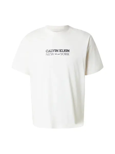 Calvin Klein Tričko  čierna / biela