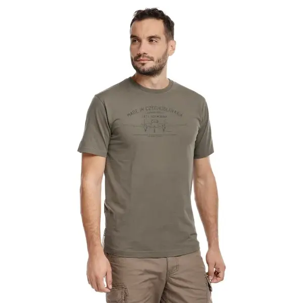 Bushman Pánské tričko Legend L-200, khaki XL