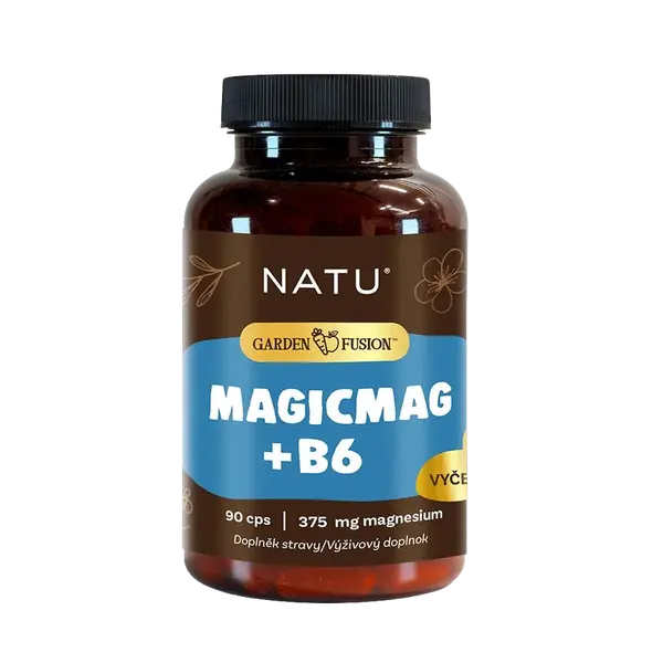 NATU Garden Fusion, Horčík bisglycinát (magnézium) + vitamín B6 90 kapsúl 90 kapsúl