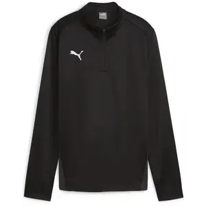Puma TEAMGOAL TRAINING 1/4 ZIP TOP W Dámské sportovní triko, černá, velikost
