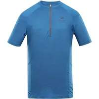 ALPINE PRO GERET Pánské cyklo triko, modrá, velikost