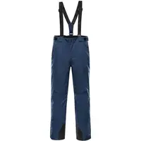 ALPINE PRO EDES 2 Pánské lyžařské kalhoty, tmavě modrá, velikost