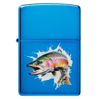 Zippo benzínový zapalovač jumping trout
