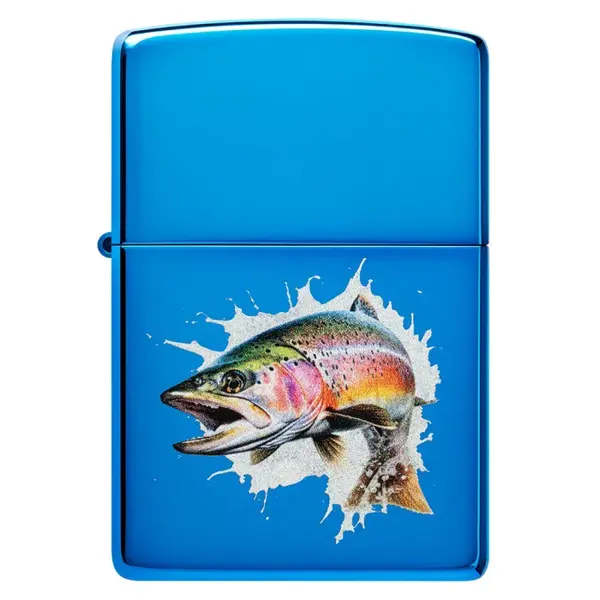 Zippo benzínový zapalovač jumping trout