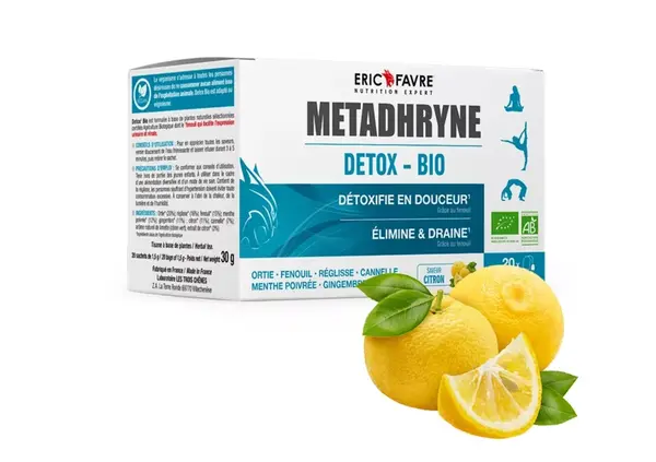 ERIC FAVRE METADHRYNE DETOX BIO TISANE Lemon 20 ks