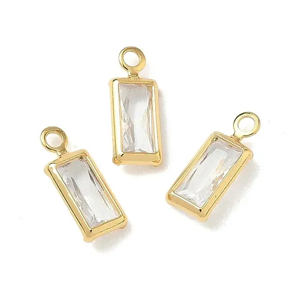 Brass with Cubic Zirconia Pendants