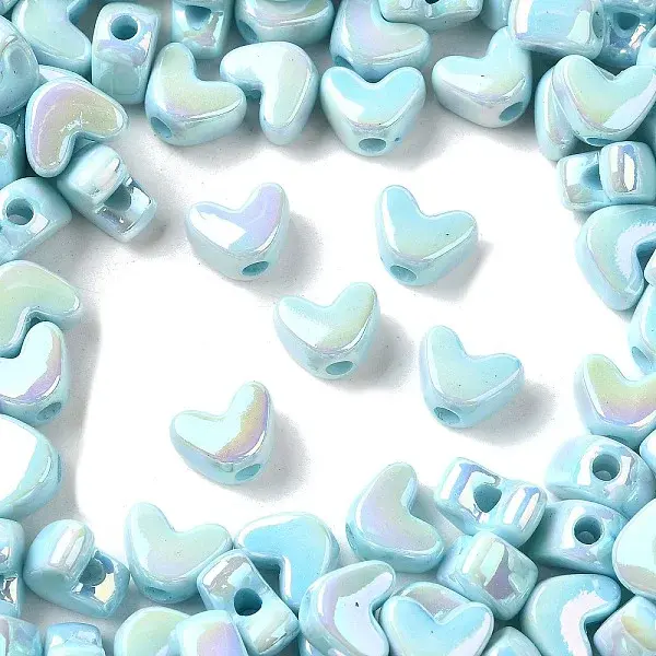 UV Plating Opaque Acrylic Beads