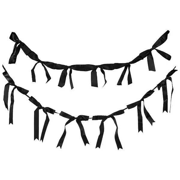 2 Styles Cloth Bowknot Banners