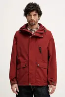 Bunda Barbour červená barva, přechodná, MSP0166