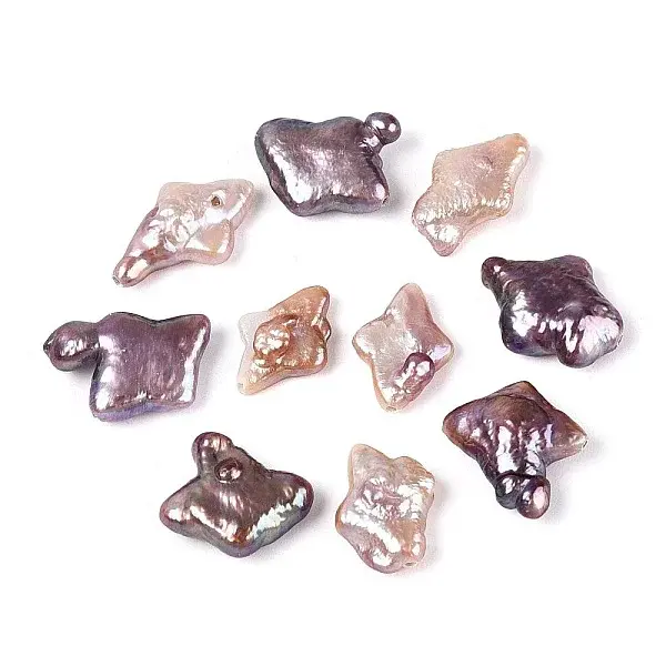 Natural Baroque Keshi Pearl Beads