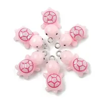 10Pcs Opaque Resin Pendants