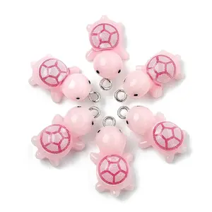 10Pcs Opaque Resin Pendants