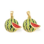 Brass Enamel Pendants
