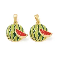 Brass Enamel Pendants