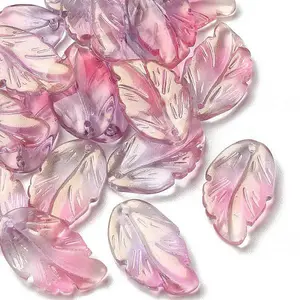 Handmade Transparent Czech Lampwork Pendants