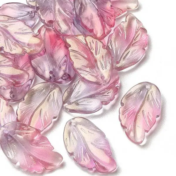 Handmade Transparent Czech Lampwork Pendants