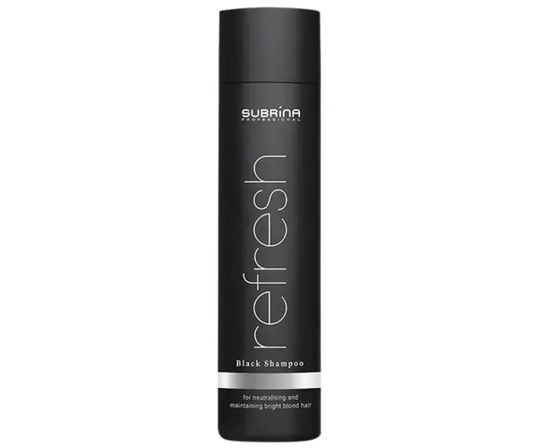 Šampon pro udržení platinového odstínu vlasů Subrina Professional Refresh Black Shampoo - 250 ml (061122) + dárek zdarma