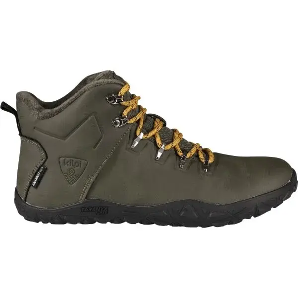 KILPI BARE HIGH WP U Unisex vysoká outdoorová barefoot obuv, khaki, veľkosť