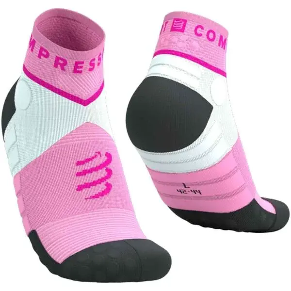 Compressport ULTRA TRAIL SOCKS Bežecké ponožky, ružová, veľkosť