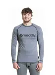 Meatfly pánské termo tričko Avery Charcoal Heather | Šedá | Velikost L
