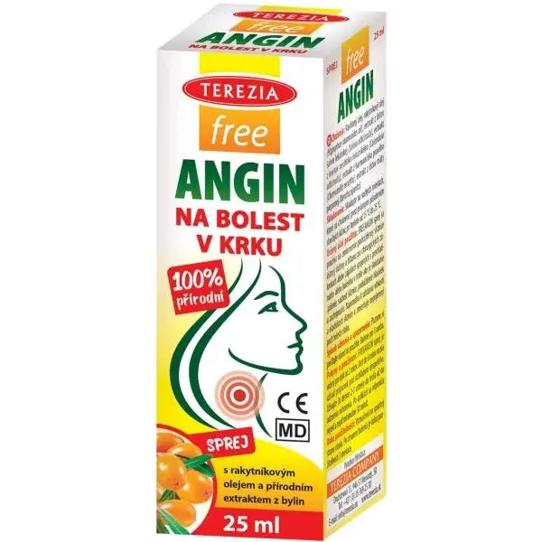 TEREZIA FREEANGIN 25 ML Sprej na bolest v krku, , velikost