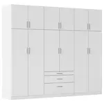 Rauch Möbel ŠATNÍ SKŘÍŇ S OTOČNÝMI DVEŘMI, bílá, 271/229/54 cm