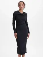 Černé dámské midi šaty ORSAY