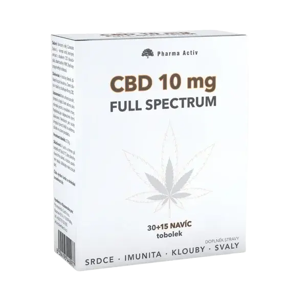 PHARMA ACTIV CBD 10mg Full Spectrum 30+15 tobolek