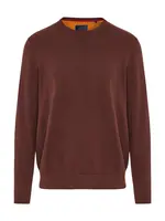 Funky Buddha Sveter  tmavohnedá
