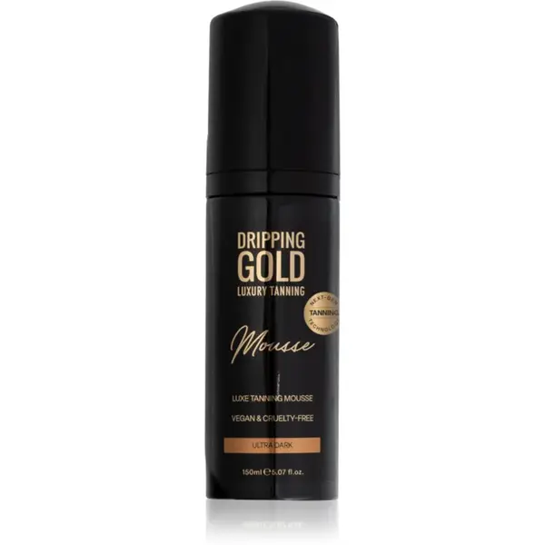 Dripping Gold Luxury Tanning Mousse samoopalovací pěna odstín Ultra Dark 150 ml