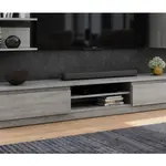 TV stolek Carlos, šedý beton, 175 cm
