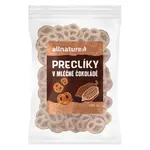 ALLNATURE Praclíky v mliečnej čokoláde 100 g
