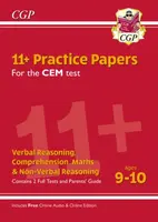 11+ CEM Practice Papers - Ages 9-10 (with Parents' Guide & Online Edition) - CGP Books