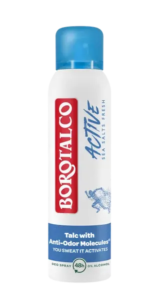 BOROTALCO Active Sea Salt Fresh Scent, Antiperspirant dezodorant sprej Unisex 150 ml