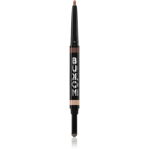 Buxom FLIP SIDE DUAL-ENDED EYELINER & SHADOW krémové oční stíny a linky v tužce odstín Champagne and Chocolates 0.78 g