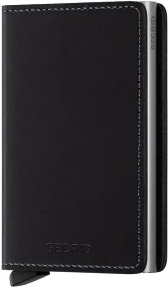 Kožená mini peňaženka Secrid Slimwallet Original Black