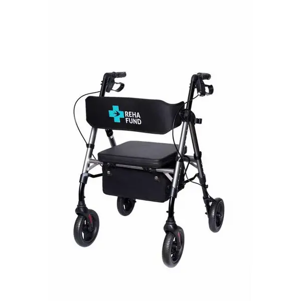 REHAFUND RF-617/G MARSYLIA chodítko pre seniorov štvorkolesové sivé