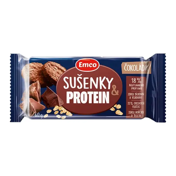 Emco Sušenky&Protein čokoláda 60 g