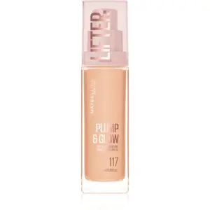 MAYBELLINE NEW YORK Lifter Plump & Glow rozjasňujúci make-up pre prirodzený vzhľad odtieň 117 30 ml
