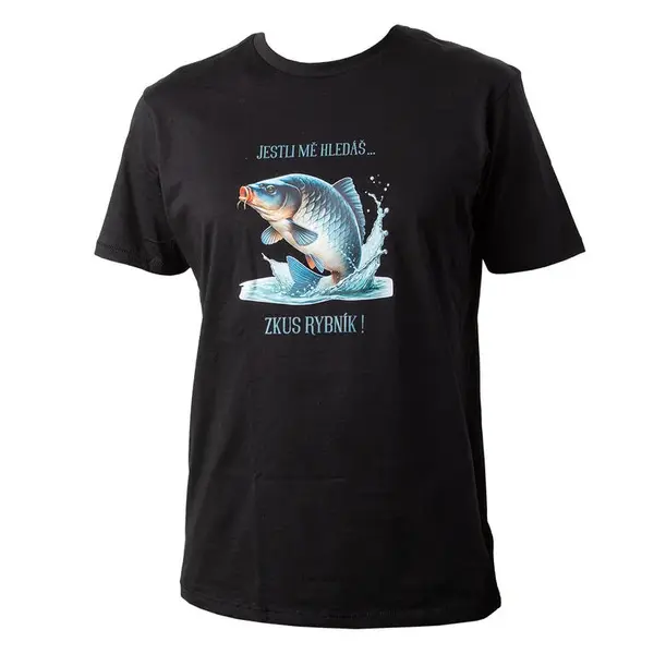 Tričko s rybářským motivem vel. 2XL