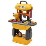 BABY MIX CHILDREN'S WORKSHOP 3v1 Detská dielňa, žltá, veľkosť