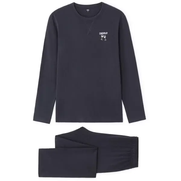 CELIO XMIPYCHAMP Pánske pyžamo, tmavo modrá, veľkosť